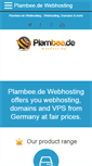 Mobile Screenshot of plambee.de